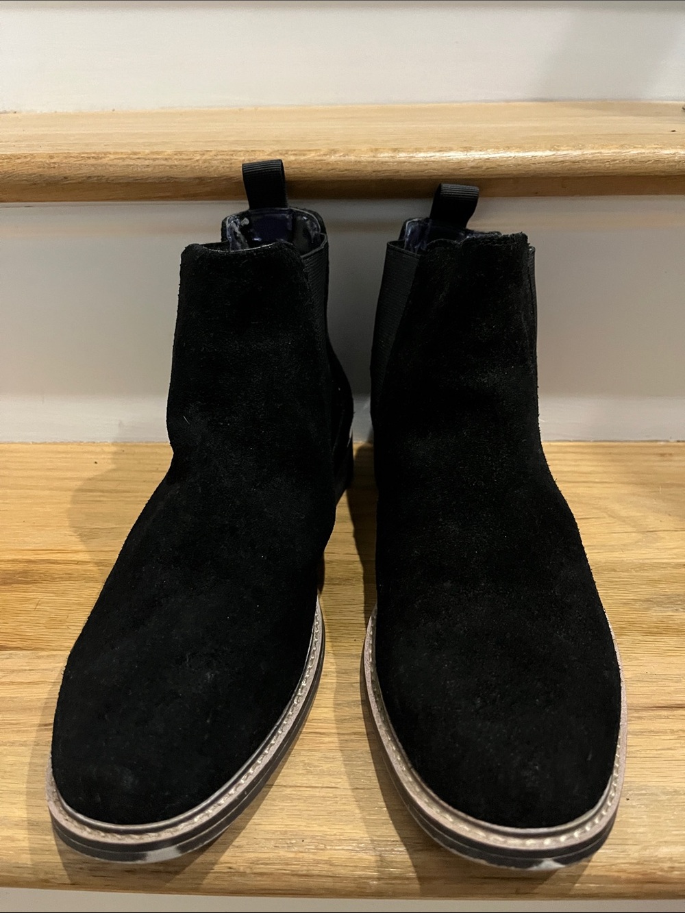 Steve Madden Black Suede Chukka Boots